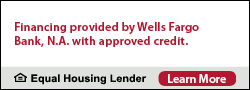 Financing provided by Wells Fargo Bank
