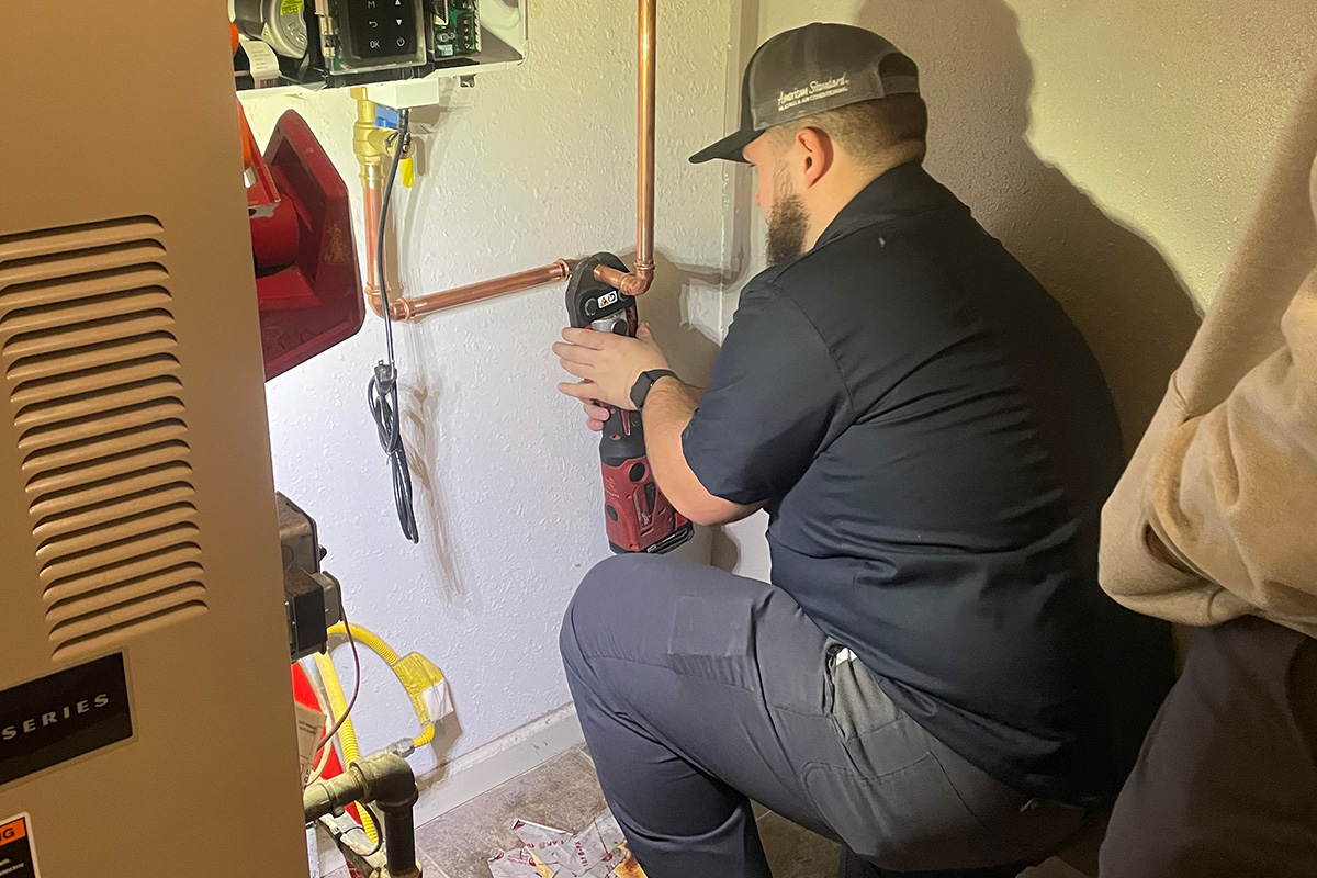 Chayce with Boiler